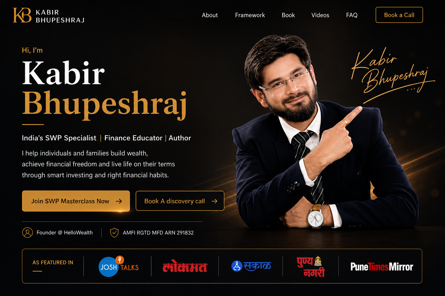 Kabir Bhupeshraj – India's SWP Specialist
